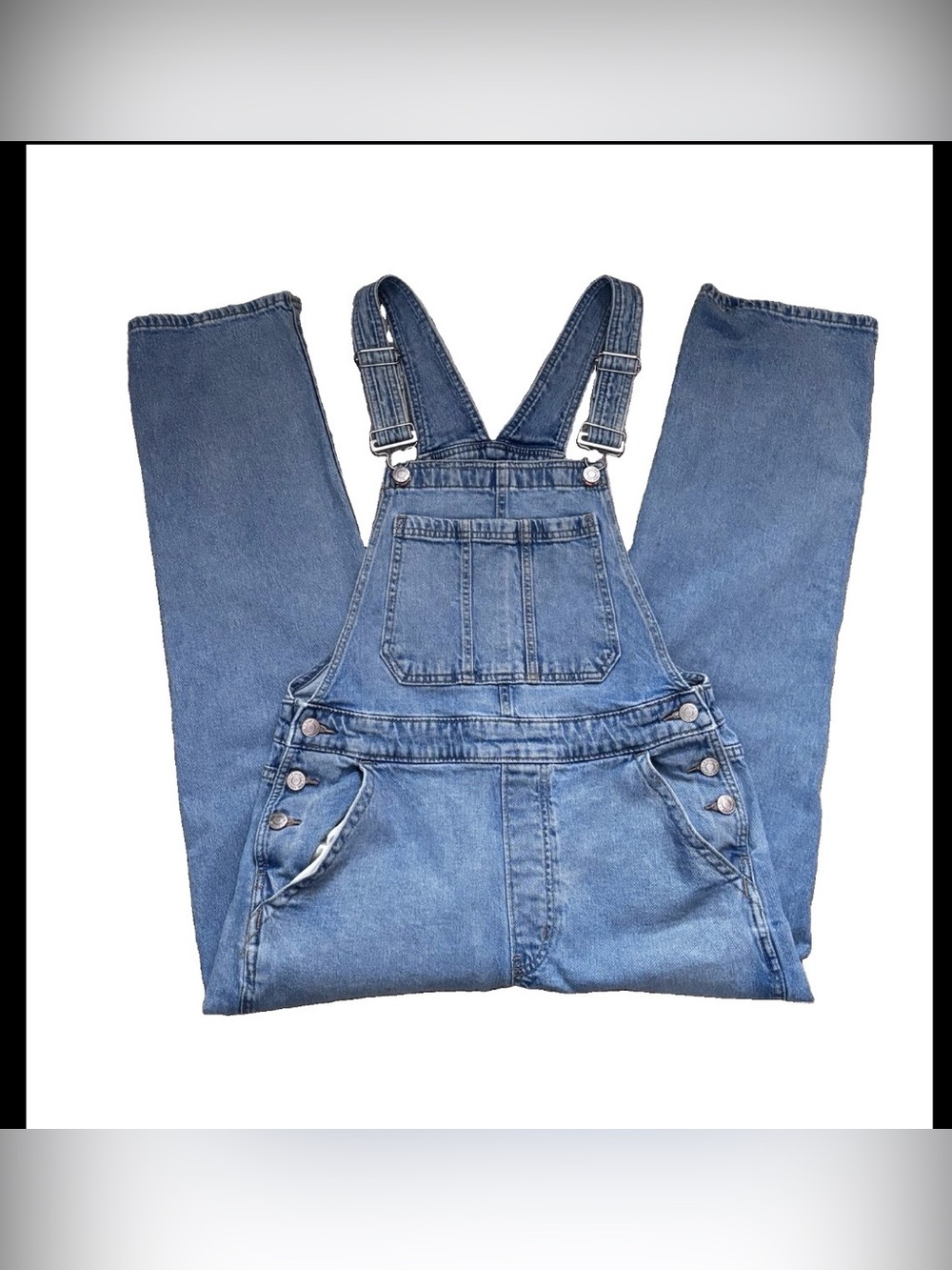 Gap Blue Jeans Women's Blue Denim Overalls One-Piece Bib Small Adjustable Straps